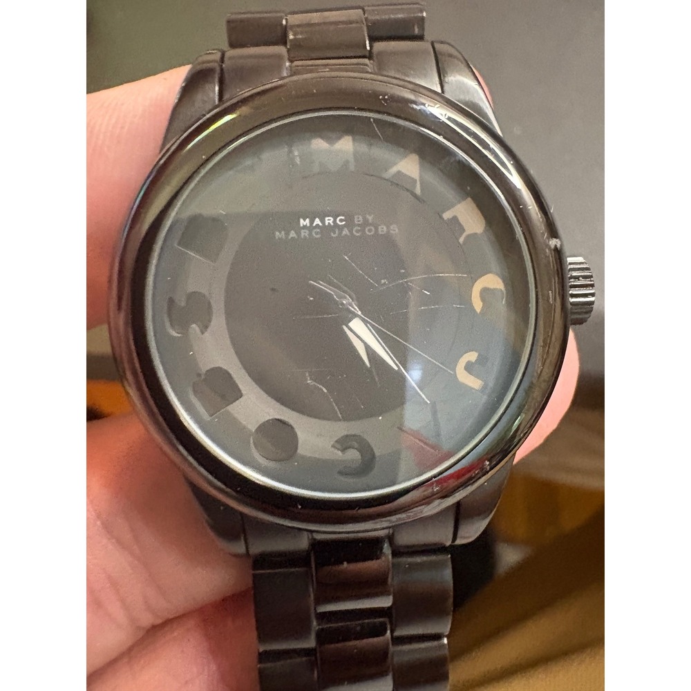 Marc by Marc Jacobs Henry Black Stainless Steel Watch MBM3073